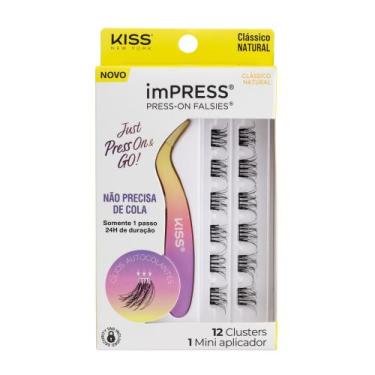 Imagem de Cílios Postiços imPRESS Mini KIT Natural 01 - Kiss New York