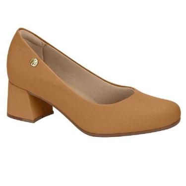 Imagem de Sapato modare salto bloco ref 7373.100.21736 feminino, 35, Caramelo