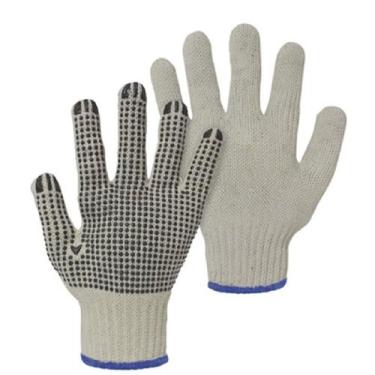 Imagem de Luva de Malha Tricotada em Algodão Pigmentada Branca 4 Fios - 21,0001 