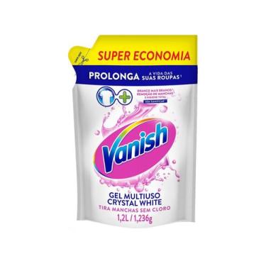 Imagem de Kit 3 Vanish Tira Mancha s Cloro Multiuso Crystal White 1,2L, 1