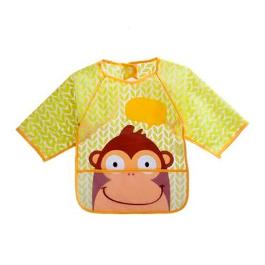 Imagem de Babador com Manga Macaco Multikids Baby - BB342