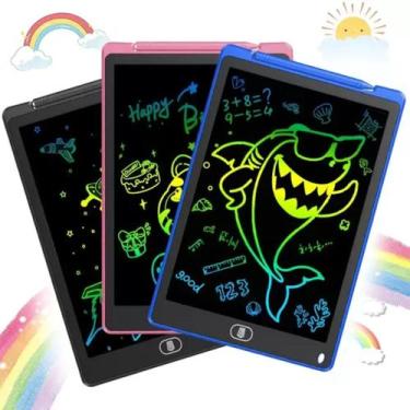 Imagem de Lousa Magica Infantil 10 Polegadas Tablet LCD Caneta Digital - HJJ