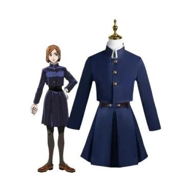 Imagem de Jujutsu Kaisen Anime jogo Uniforme, Kugisaki Nobara Cosplay Fantasia, 