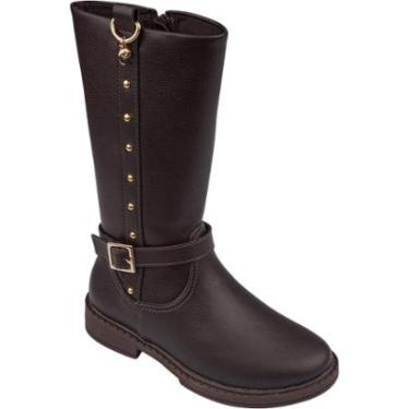 Imagem de BOTA INFANTIL MONTARIA PAMPILI ZÍPER SAFIRA CAFE 279106-Feminino