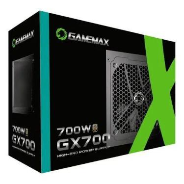 Imagem de Fonte gamemax GX700 BK, 100~240V