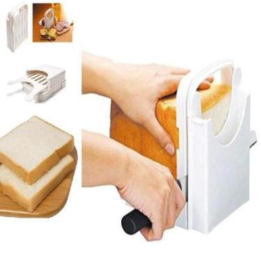 Imagem de Fatiador de pão manual ajustável cortador de queijo presunto frios bol