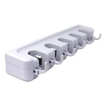 Imagem de Suporte Multiuso 6 Posições Porta Vassoura Rodo Chave Pá - YooY.Air, C
