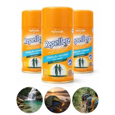 Imagem de 3x REPELENTE DE INSETOS AE REPELLERE 150ML MH