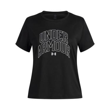 Imagem de Camiseta Infantil de Treino Under ArmourTech Varsity Graphic-Feminino