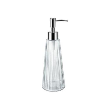 Imagem de Porta Sabonete Líquido Vidro 330ml Dispenser Lavabo Banheiro Cozinha Á