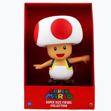 Imagem de Boneco Toad 25cm Articulado Super Mario - Genérica