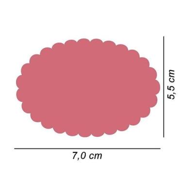 Imagem de Furador Artesanal Toke e Crie - Max 3"", ESCALOPE OVAL