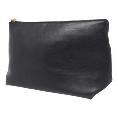 Imagem de Necessaire Feminina Moderna Casual Passeio Viagem Chenson, Preto, UN