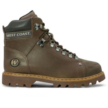 Imagem de Bota West Coast Worker Classic Anilina Coffe Coffe Bronw, 44, Marrom