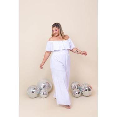 Imagem de Vestido feminino tamanho único branco - Foco na moda 