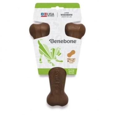 Imagem de Brinquedo de Roer Para Cães Benebone Wishbone Sabor Amendoim - G