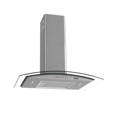 Imagem de Coifa Terim de Parede Clean Vidro Curvo Kromanox 70cm, Kromanox, 220V