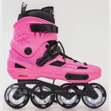 Imagem de Patins Hd Inline New Skull Urban Rosa, 37