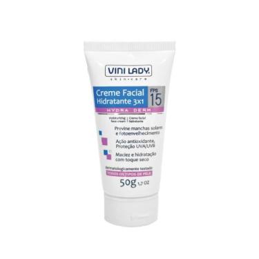 Imagem de Creme Facial Hidratante 3 em 1 Vinilady 50g