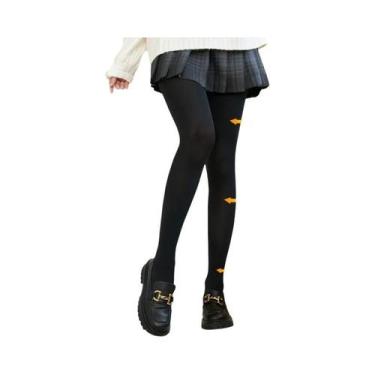 Imagem de Leggings Térmicas De Cintura Alta Para Mulheres Em Veludo Com Forro De