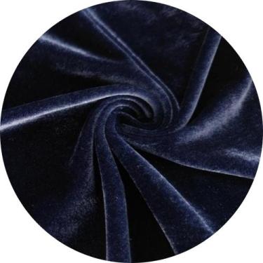 Imagem de Tecido Veludo Cristal Malha Com Elastano Liso 1,50m x 1,00m - Tecidos 