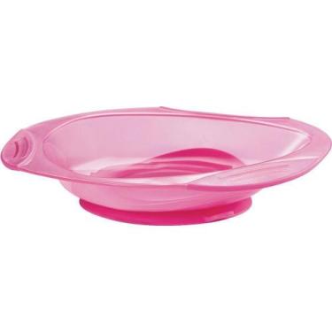 Imagem de Prato Raso com Ventosa Funny Meal Rosa BB049 Multikids Baby