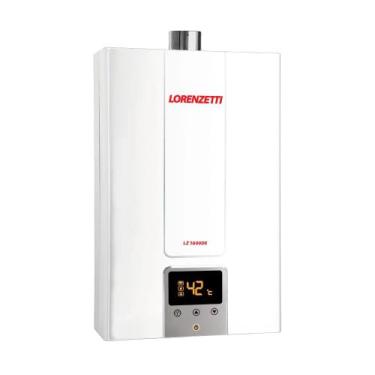 Imagem de Aquecedor A Gás Encanado GN LZ 1600DE 15 Litros Branco Digital Bivolt 