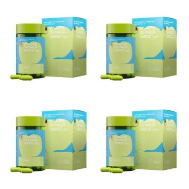 Imagem de Kit 4 Und Vinagre de Maçã Verde Enovita 1000mg 60 Cápsulas Suplemento 