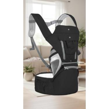 Imagem de Canguru Ergonômico Bebê 3 em 1 com Apoio na Cintura - Congratulations 
