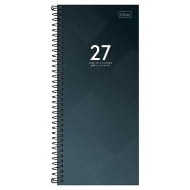 Imagem de Agenda comercial 2027 M8 espiral Ideale 208 folhas Tilibra Cor:Preto, 