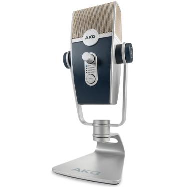 Imagem de Microfone Condesador Profissional AKG Lyra - USB - Áudio Ultra-HD Multimodo - C44-USB