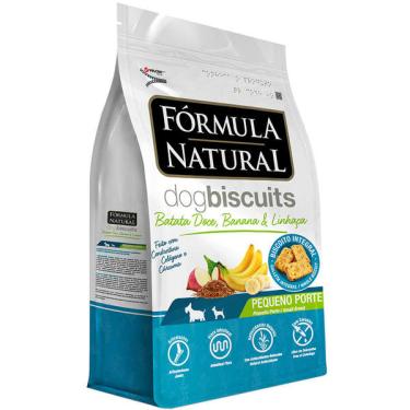 Imagem de Biscoito Fórmula Natural Super Premium para Cães Porte Mini e Pequeno Sabor Banana e Batata Doce - 250g