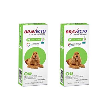 Imagem de Combo 2 Antipulgas Bravecto 10 a 20kg Transdermal Cães