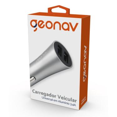 Imagem de Geonav carregador veicular aluminio