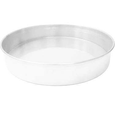 Imagem de Forma   Redonda De Bolo Fixa 25 X 7 Em Alumínio