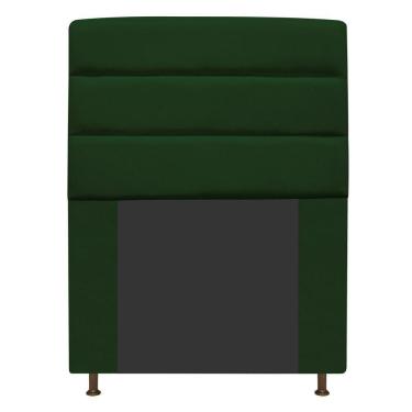 Imagem de Cabeceira Turim 90 Cm Solteiro Suede Verde