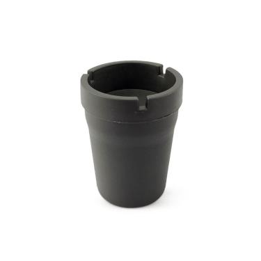 Imagem de Cinzeiro Automotivo Portátil Para Carro Tipo Copo Butt Bucket Preto Sem Fumaça Fácil Limpeza Automotivo