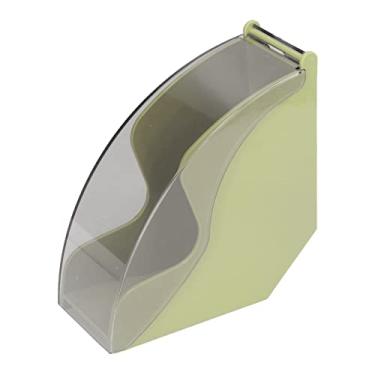 Imagem de Suporte de filtro de café, fácil instalação, armazenamento de papel de café, prateleira em forma de ventilador acrílico à prova de poeira para casa