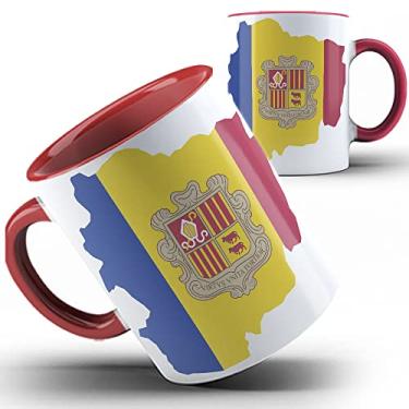 Imagem de Caneca vermelha Europa presente País Andorra