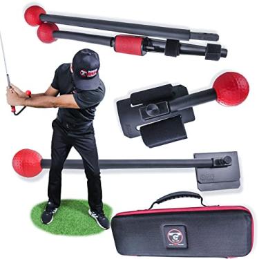 Imagem de TOTAL GOLF TRAINER Kit 3.0 – Três auxiliares de treinamento de balanço de golfe em uma caixa – Reforça o jogo curto, takeaway Full Swing, Club Path, Club Face, Lag, Impact, Release – Melhora lascas,