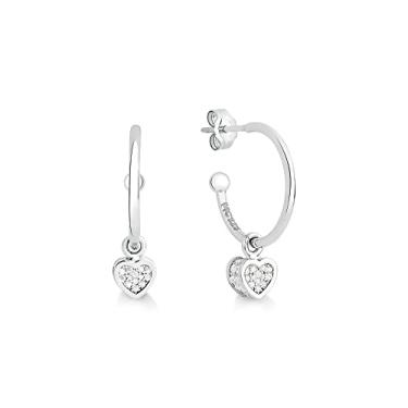 Imagem de Argola Coração com Zircônia Jolie Monte Carlo