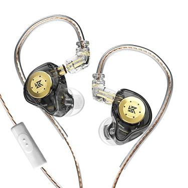 Imagem de de palco intra-auricular KZ EDX Pro Fone de ouvido Dual Magnetic Unit Fone de ouvido Shock Bass Ears com cabo destacável de 0,75 mm Fone de ouvido com fio confortável (com POPQ