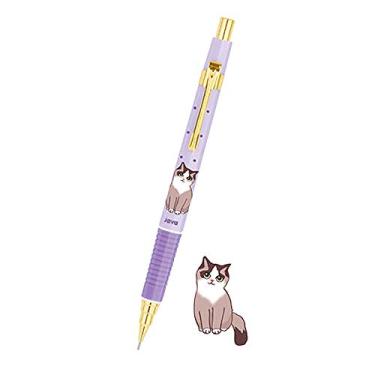 Imagem de Lapiseira Java Naong Kitty Cat Stationery 0,5 mm ouro 1 peça: 4 cores, Roxa