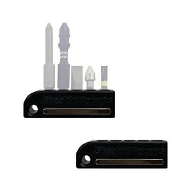 Imagem de StealthMounts Suporte magnético de brocas Ryobi – Pacote com 2 | Organizador de brocas Ryobi 18v | Perfeito para impactos e brocas Ryobi