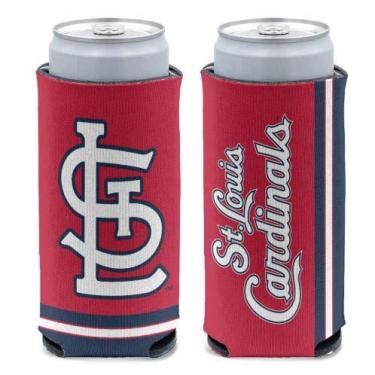 Imagem de WinCraft MLB St. Louis Cardinals Slim Can Cooler, cores do time, tamanho único