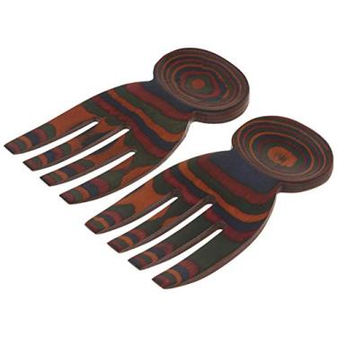Imagem de Mãos de salada Island Bamboo Pakkawood, Rainbow, 1 Count, 1