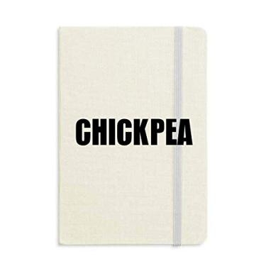 Imagem de Caderno de alimentos com nome de grão de bico capa dura diário clássico A5 presente