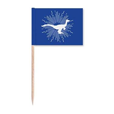 Imagem de Marcadores de palito de dente de cooperação rápida com flexibilidade de velocidade para decoração de festa