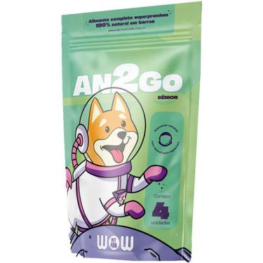 Imagem de Petisco WOW Pet Food AN2GO Carne para Cães Sênior - 4 Unidades