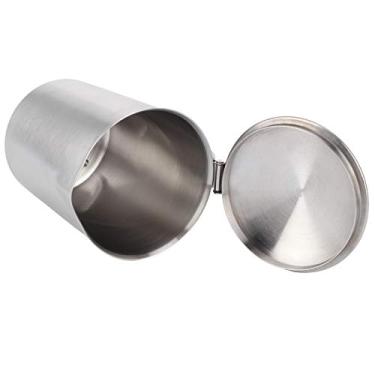 Imagem de 304 copo de café com leite em aço inoxidável Eagle Bico em forma de porta de desvio Design engrossar copo medidor Jarro para espuma de leite com tampa de balança para cozinha (1#)